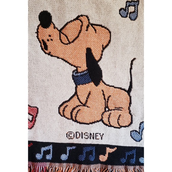 NWOT Baby Mickey & Co - Blanket Throw - Baby Disney characters with instruments! - Picture 4 of 11